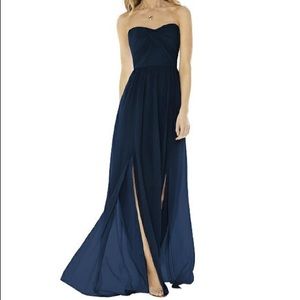 Navy bridesmaids dress from Dressy